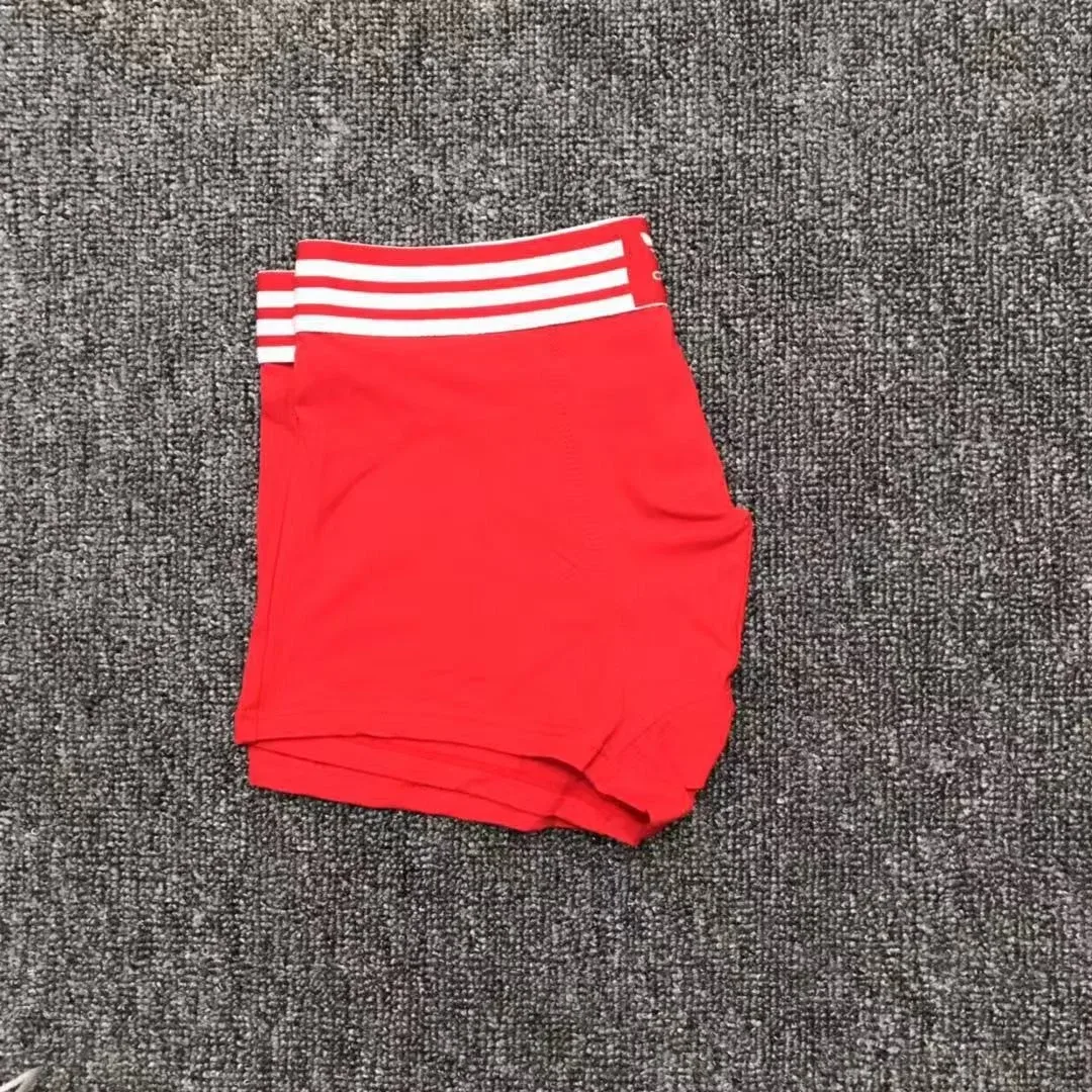 Adidas Three Stripes Red Shorts