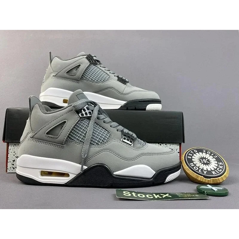 Air Jordan 4 Grey Cement Sneakers