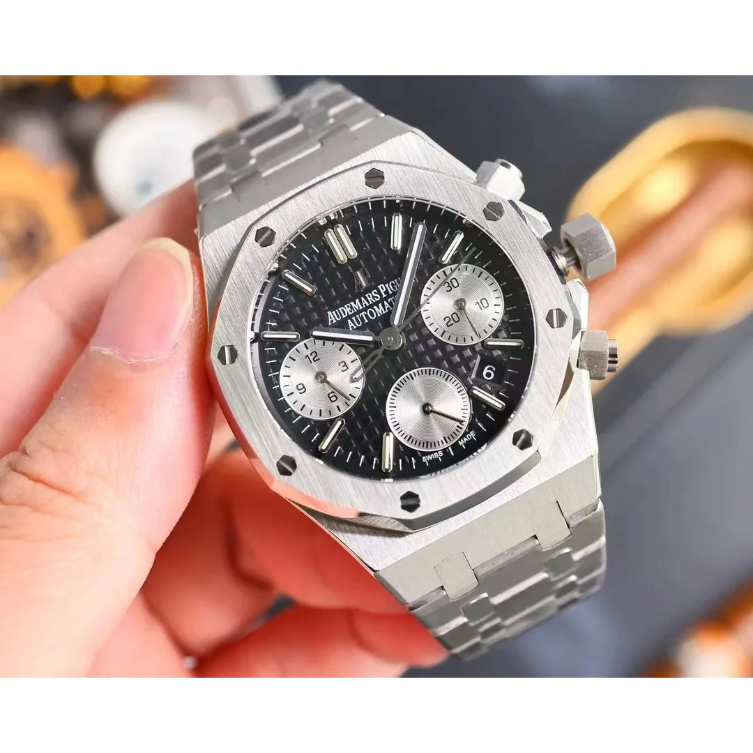 Audemars Piguet Royal Oak Chronograph Black Dial Men's Watch