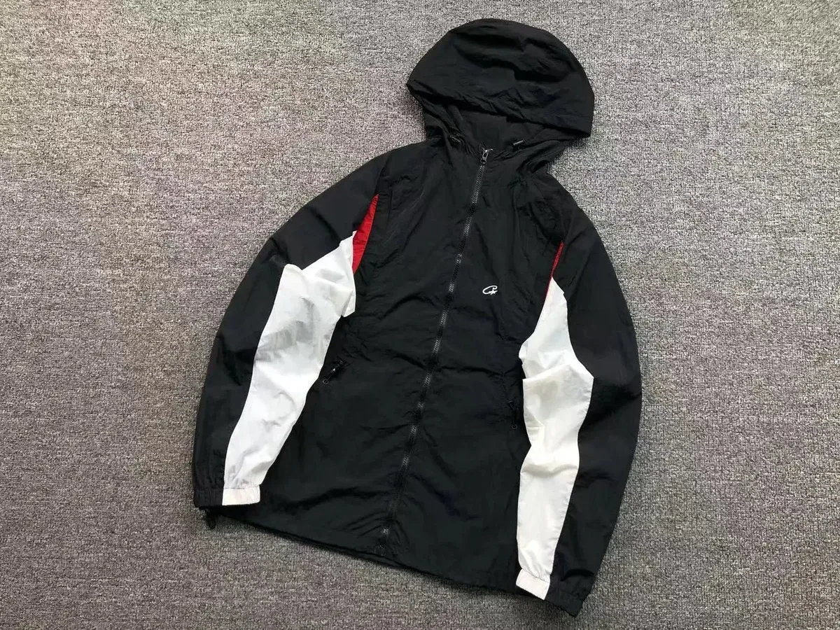 A Bathing Ape BAPE STA Black & White Windbreaker Jacket