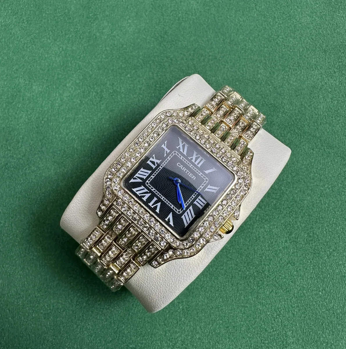 Cartier Panthere Diamond-Encrusted Watch