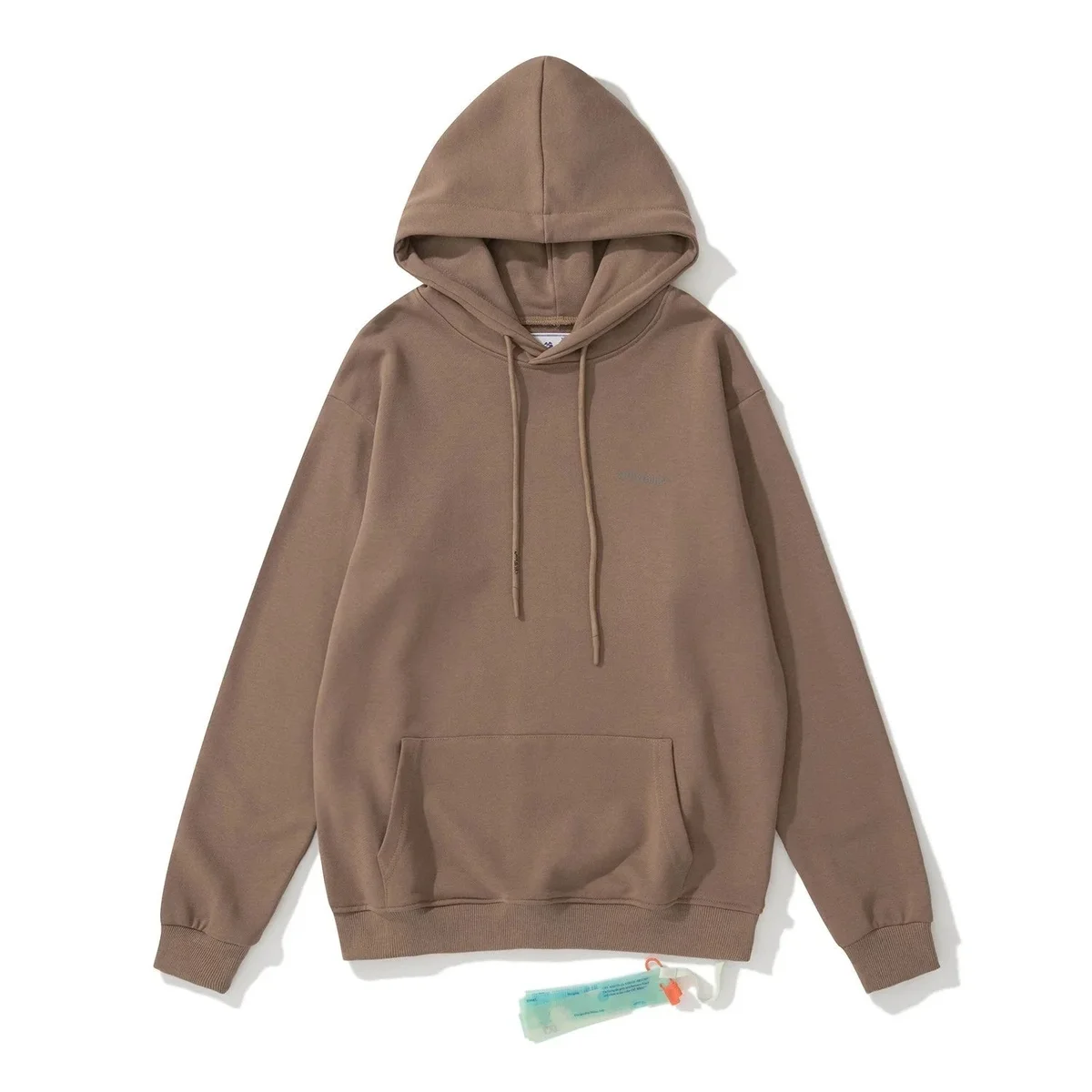 Unisex Brown Hoodie with Front Pocket