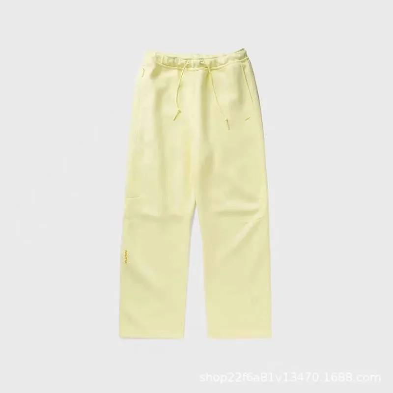 Light Yellow Casual Pants