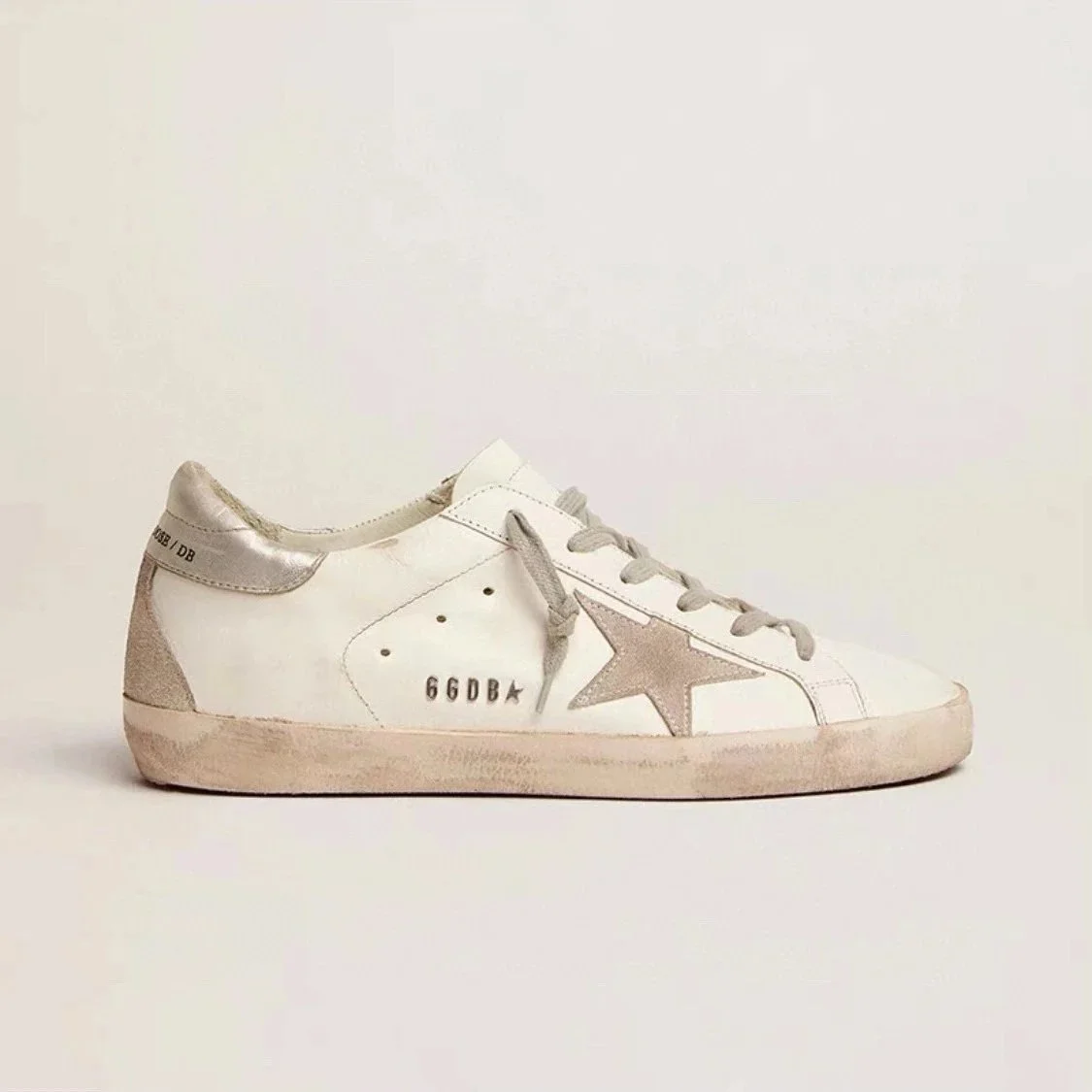 Golden Goose Super-Star White/Gold Star Sneakers