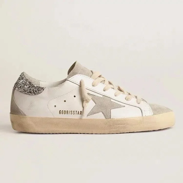 Golden Goose Super-Star White/Grey Sneakers