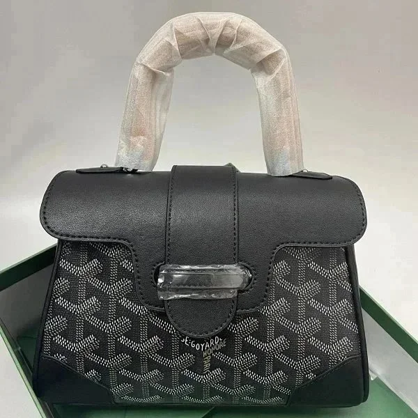 Goyard YARD Black Monogram Tote Bag