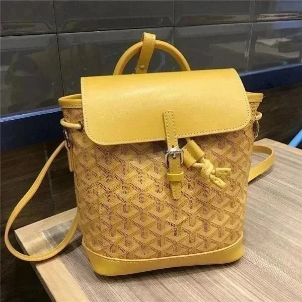 Goyard YARD Yellow Backpack