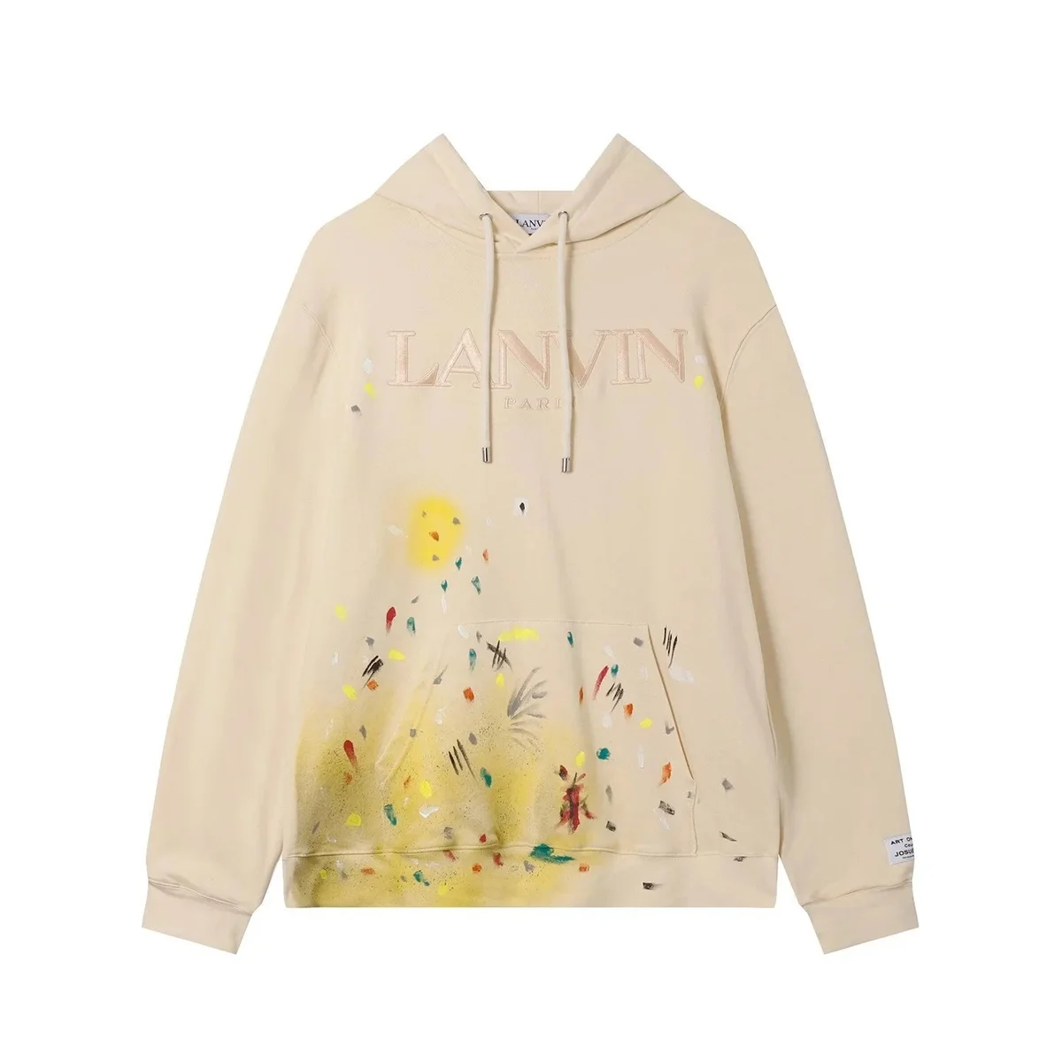 Lanvin Art of Color Hoodie Beige
