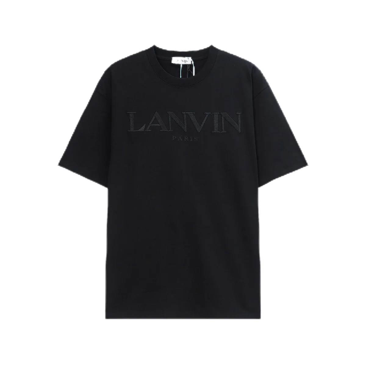 Lanvin Black Embossed Logo T-Shirt