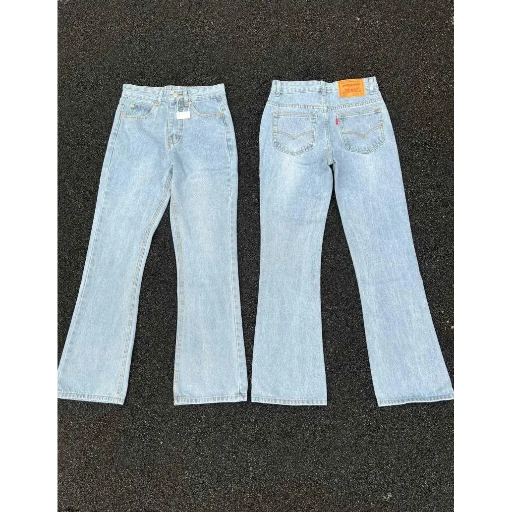 Levi's 501 Light Blue Flare Jeans