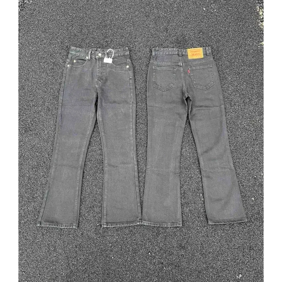Levi's 501 Grey Flared Jeans