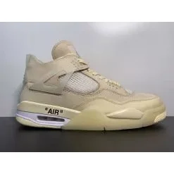 Nike Air Jordan 4 Sail/University Red Sneakers