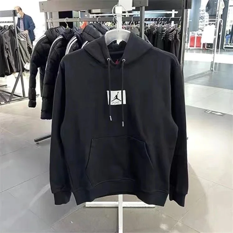 Nike Air Jordan Black Hoodie with Jumpman Logo