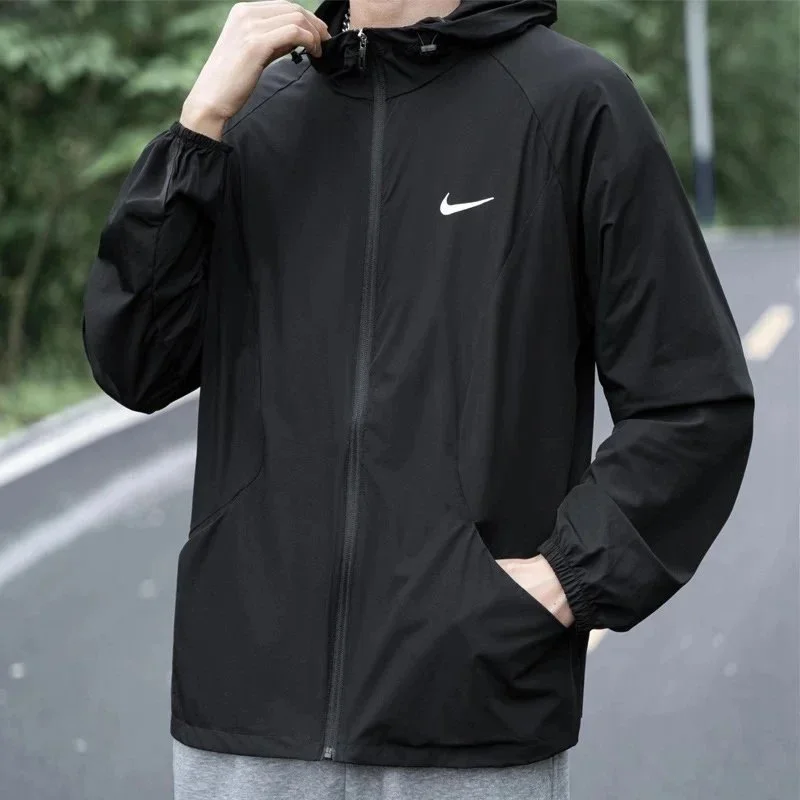Nike Black Windbreaker Jacket