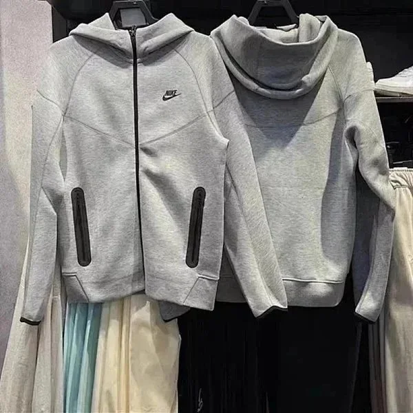 Nike Tech Fleece Grey Hoodie Jacket