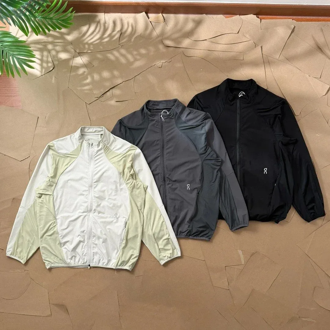 On Cloud Jacket Black Grey芦荟色 Men's Outerwear
