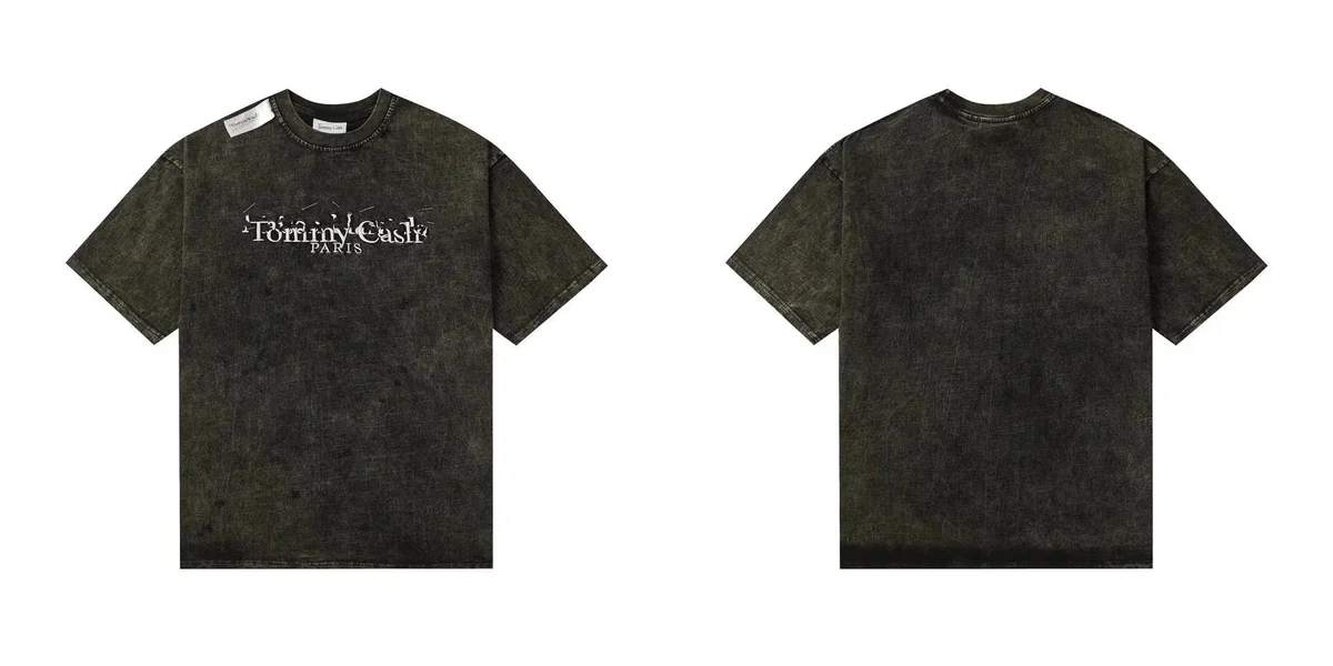 Tommy Cash Black Distressed T-Shirt