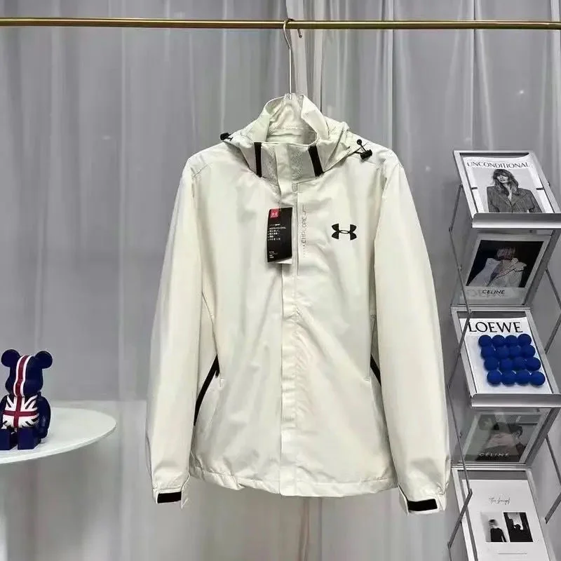 Under Armour White Lightweight Jacket