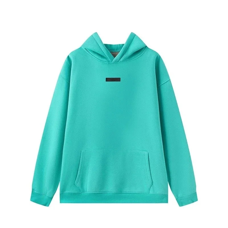Turquoise Hoodie with Front Pocket