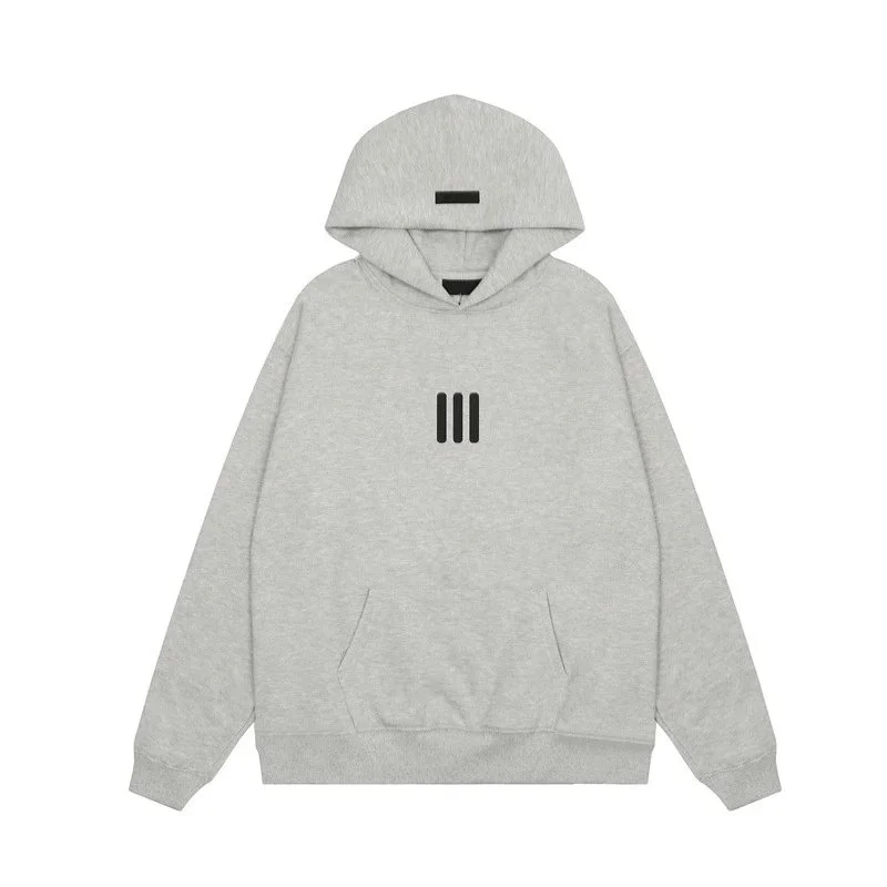 Unisex Hoodie in 2433花灰色 (Silicone Letters)