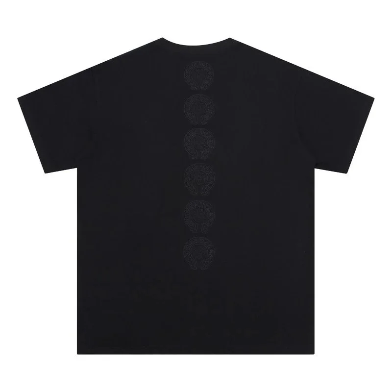 Black Circle Print T-Shirt